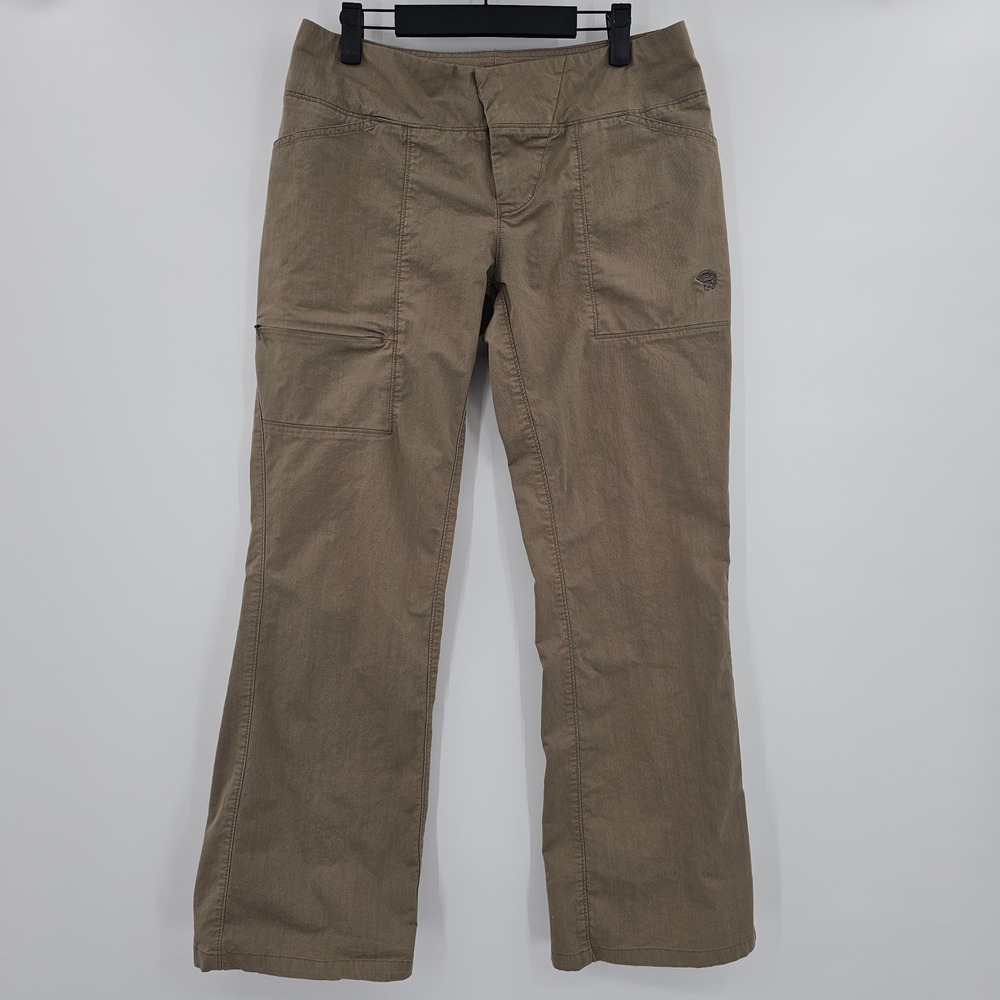 Mountain Hardwear Dynama Pants Womens 8 Regular Tan Hiking Cargo OL1317